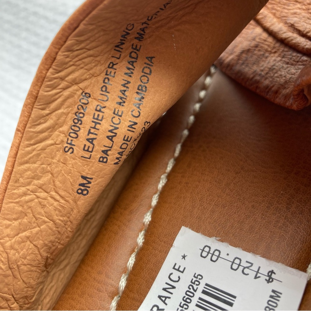 Sofft Tan Leather Slide Sandals SIZE:8 - Picture 4 of 11